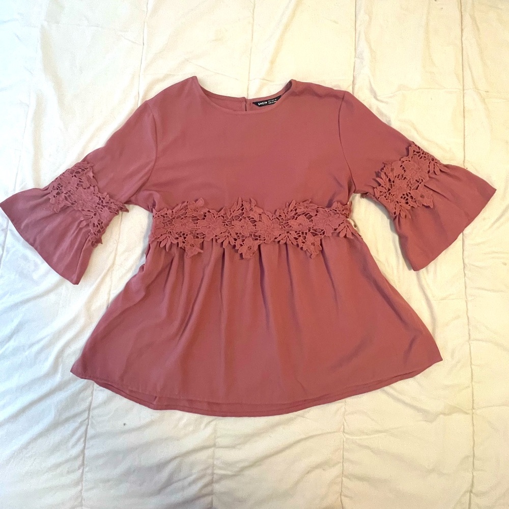 Women’s empire waist / babydoll top quarter sleeve